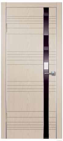 ДО-514 Ясень Капучино Лакобель черный